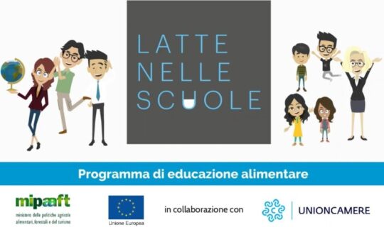 latte nelle scuole